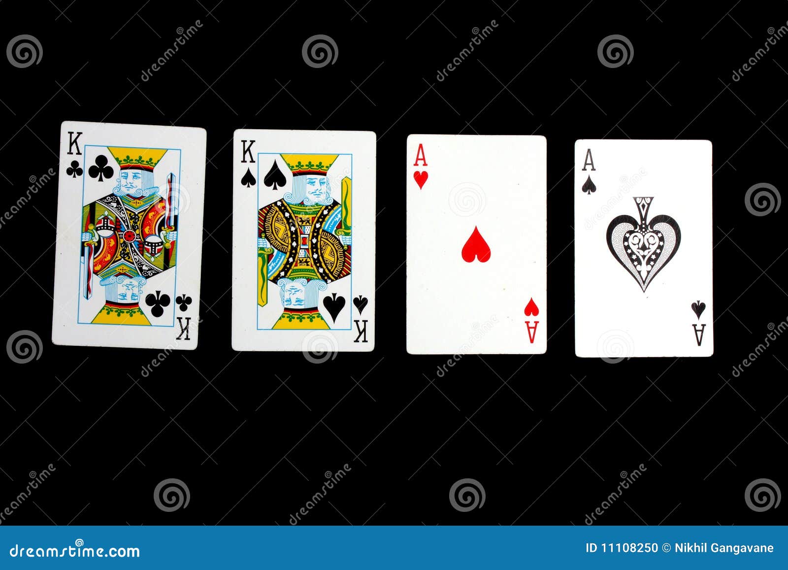 Poker hand two pair twos hi-res stock photography and images - Alamy