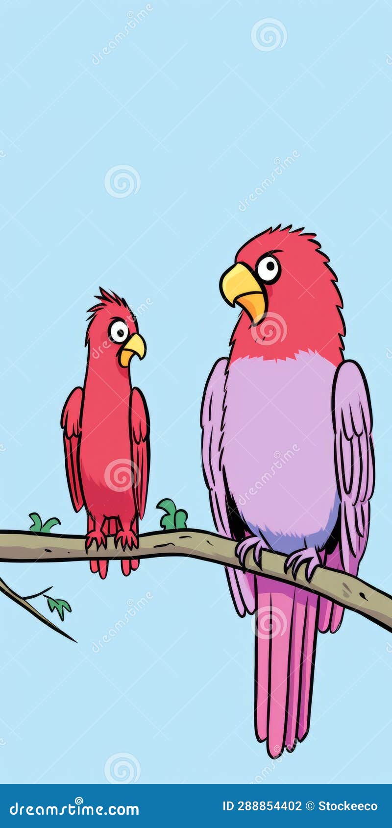 exasperated parrot: a candid and clever cartoon conversation