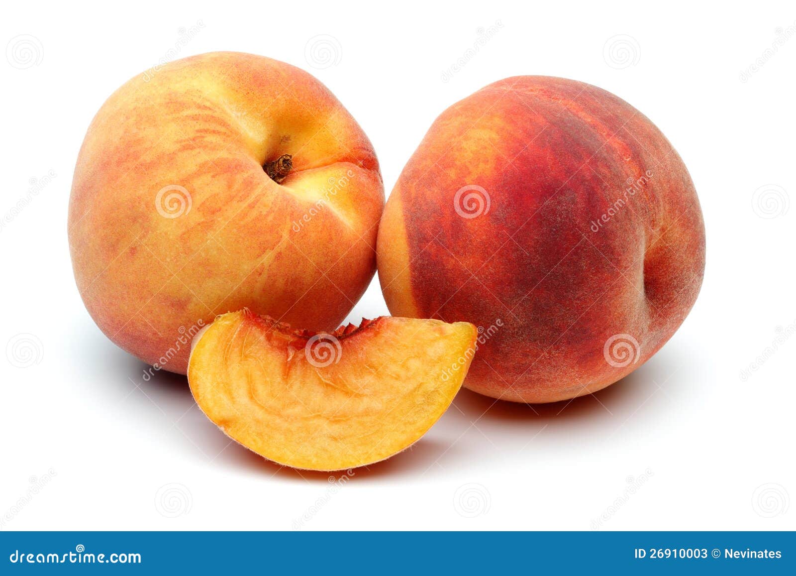 two peach and sliced peach