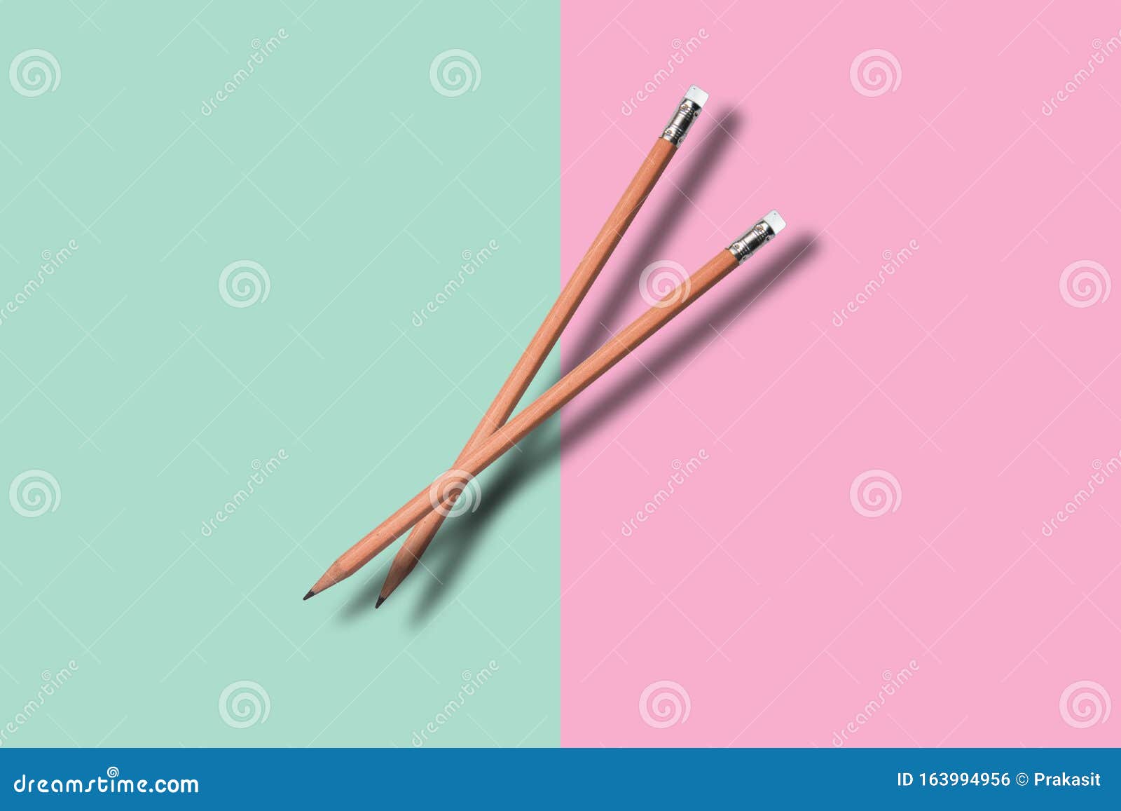 two a pencil on colore