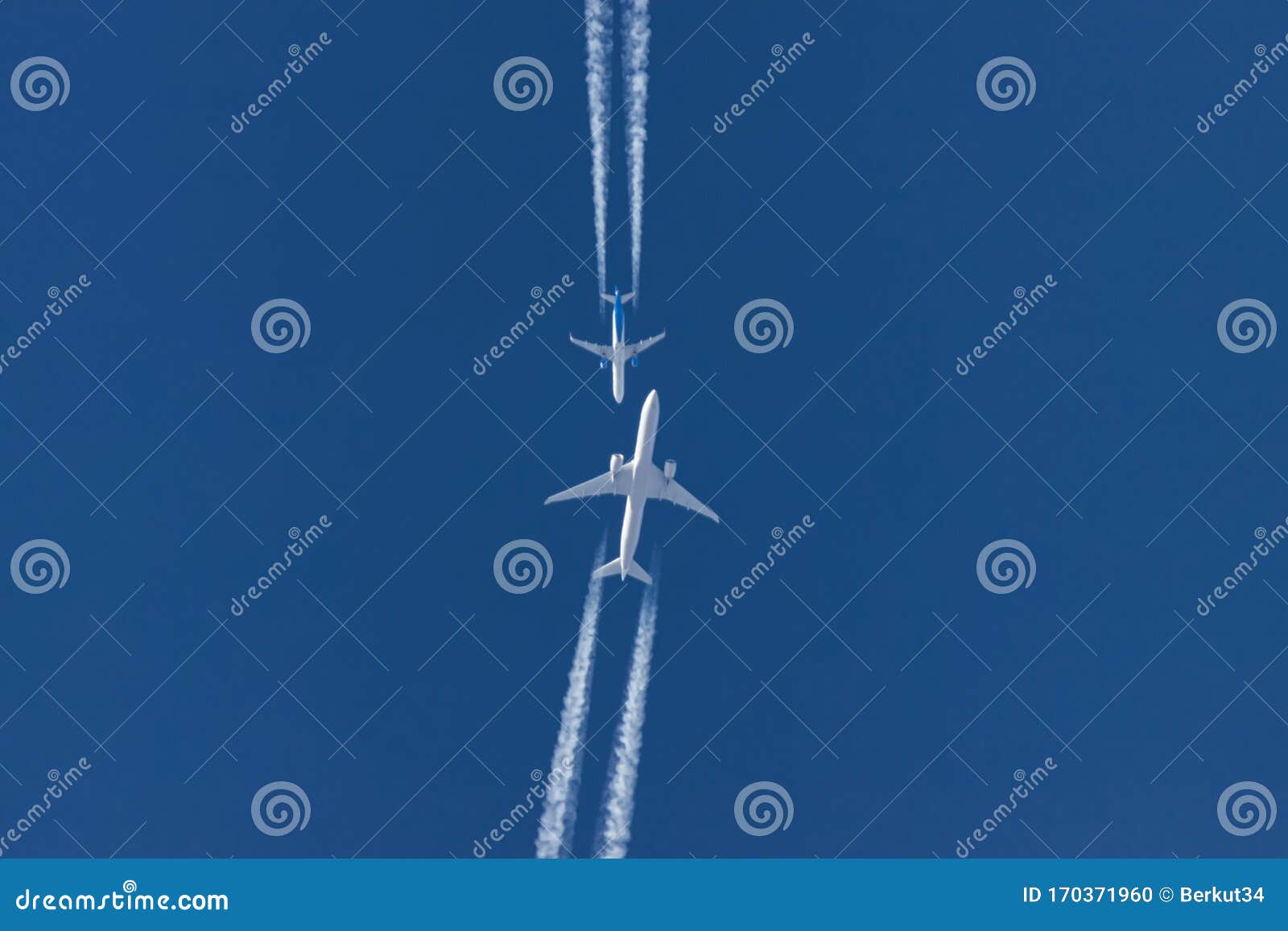 two planes travel from opposite direction