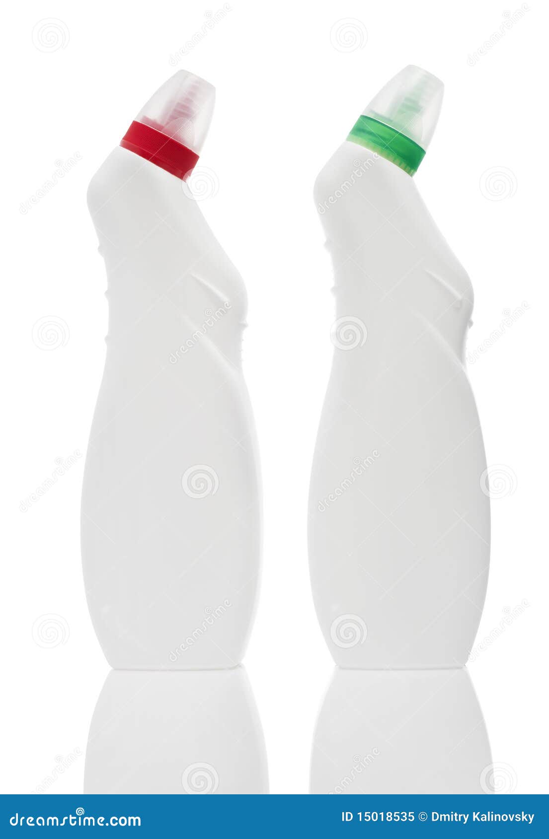 Two plastic bottle stock image. Image of cosmetics, package 15018535