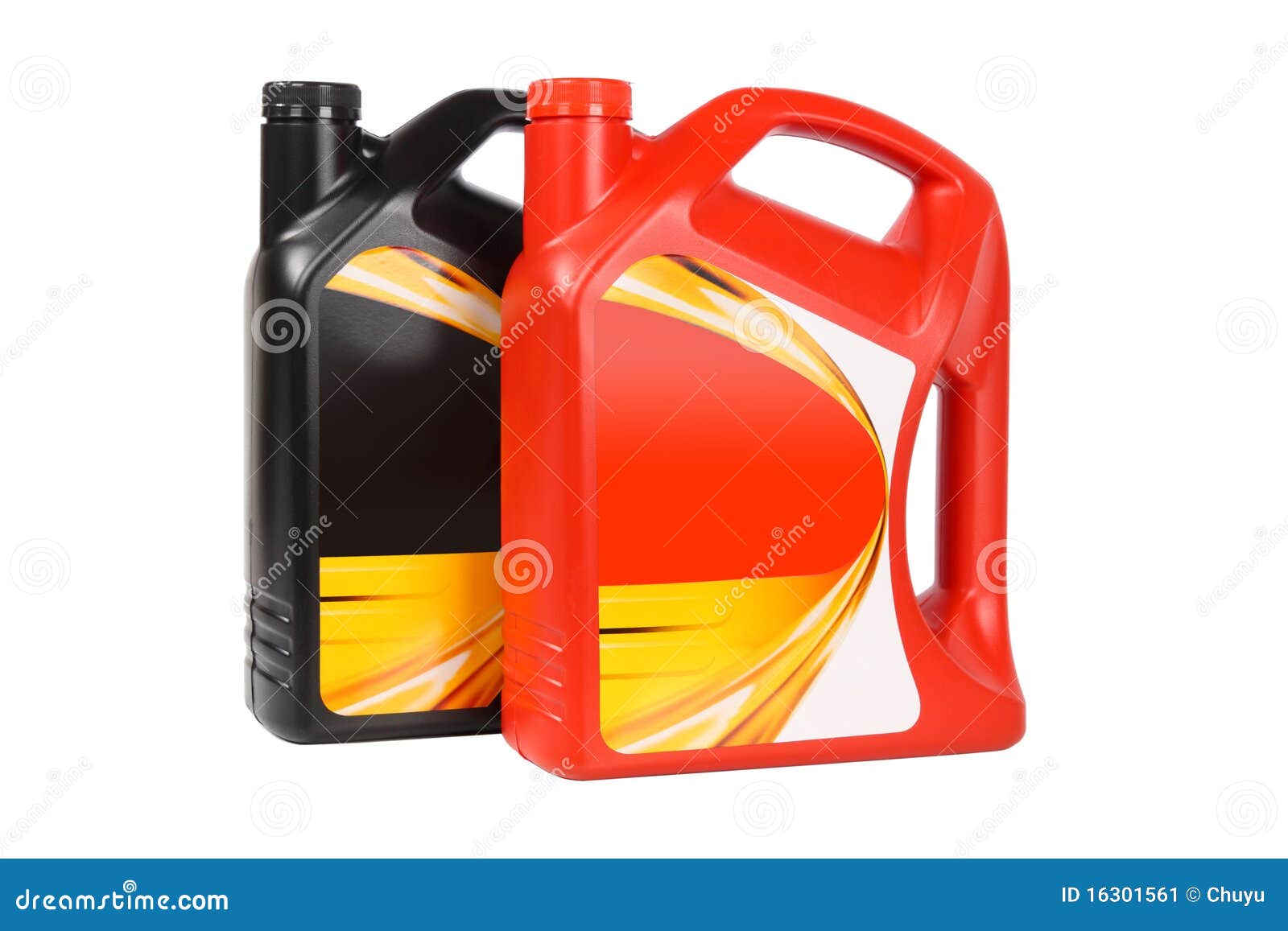 Two Plastic Bottle of Engine Oil Stock Image Image of label, repairing 16301561
