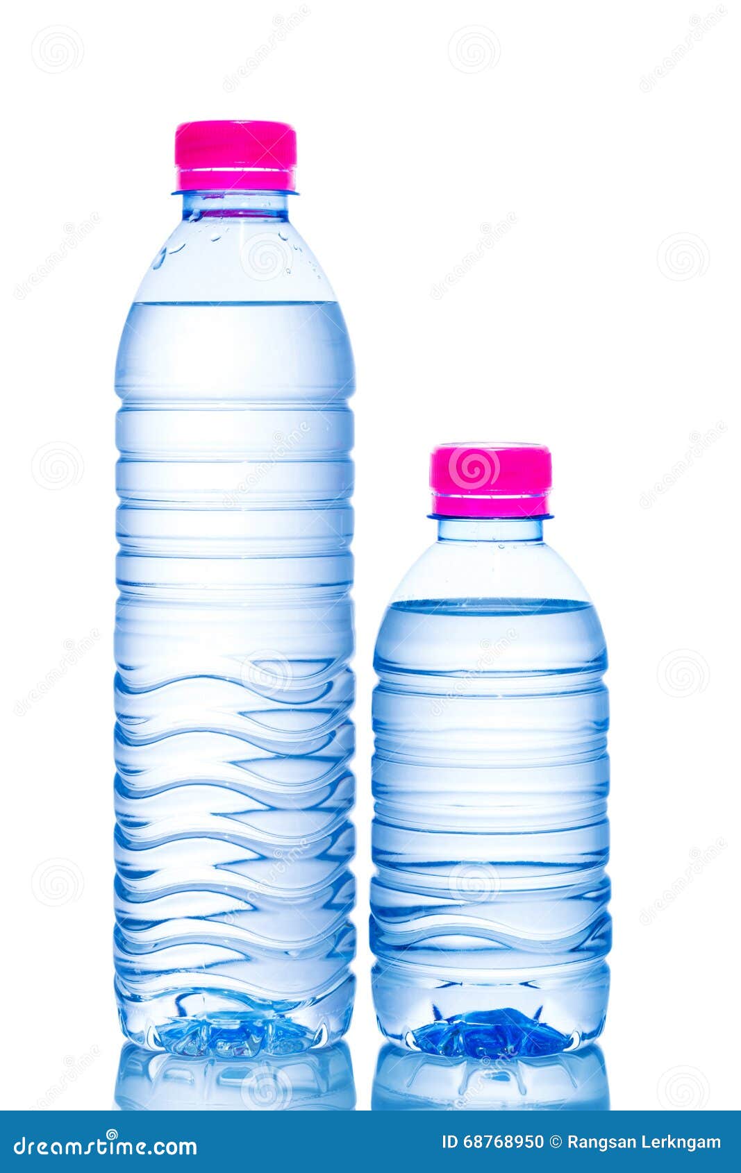 Two Plastic Bottles of Water Stock Photo Image of food, freshness
