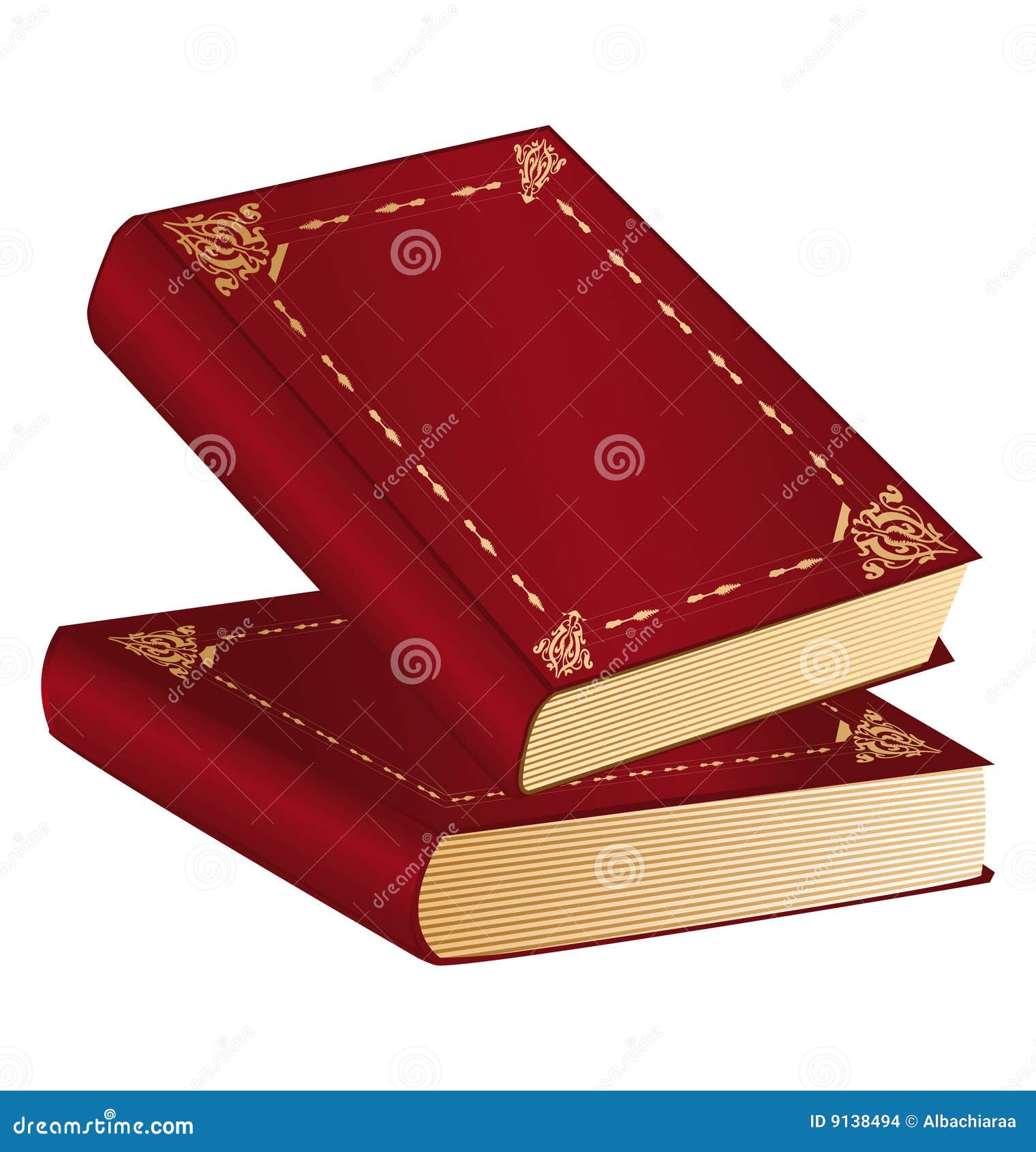 Two Red Books Stock Images Image 9138494