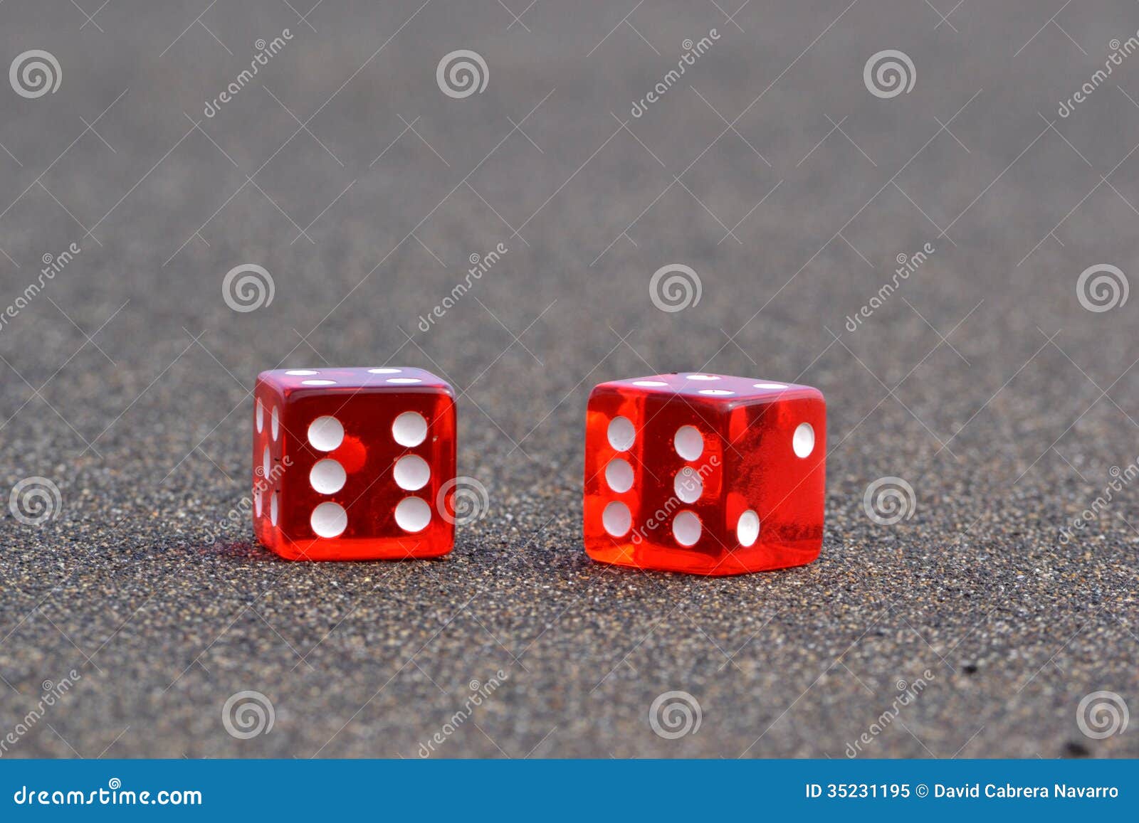 two red dices
