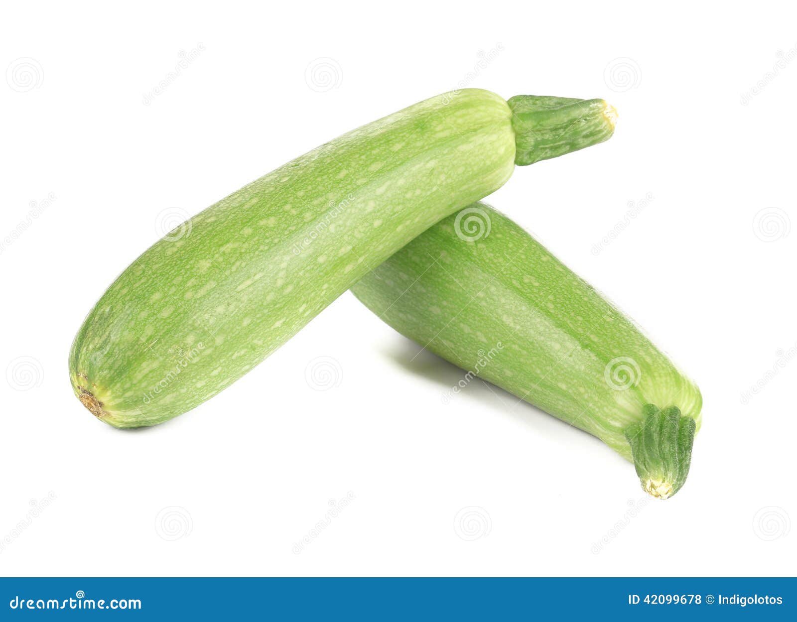 Two ripe zucchini. stock photo. Image of isolated, ingredient 42099678