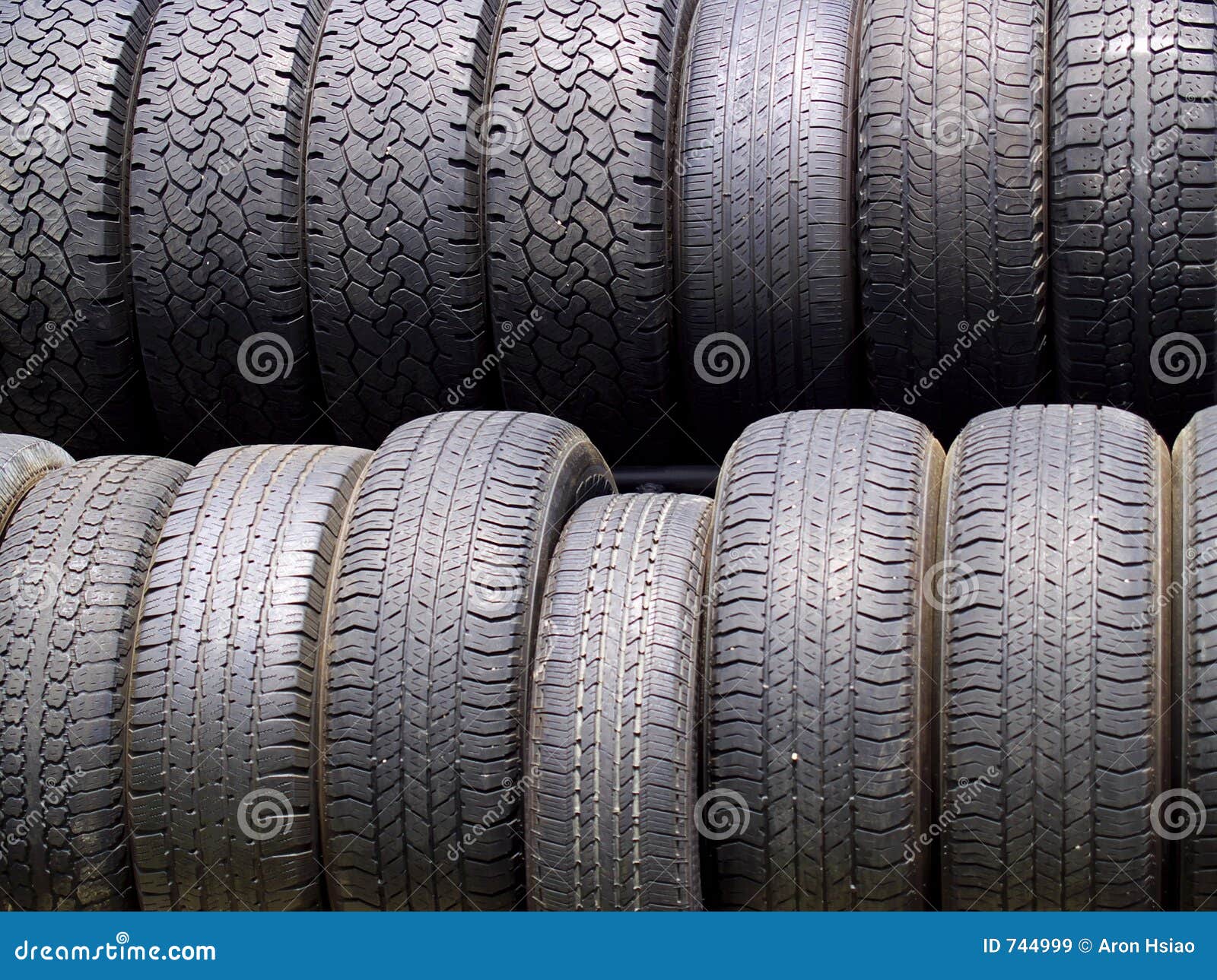 Used Car Tires Remained In Nature. The Old Unnecessary Tire Of Car