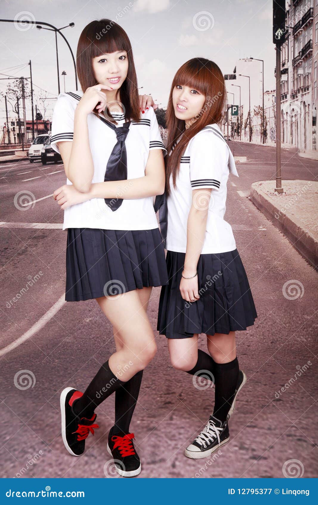 Two Schoolgirls