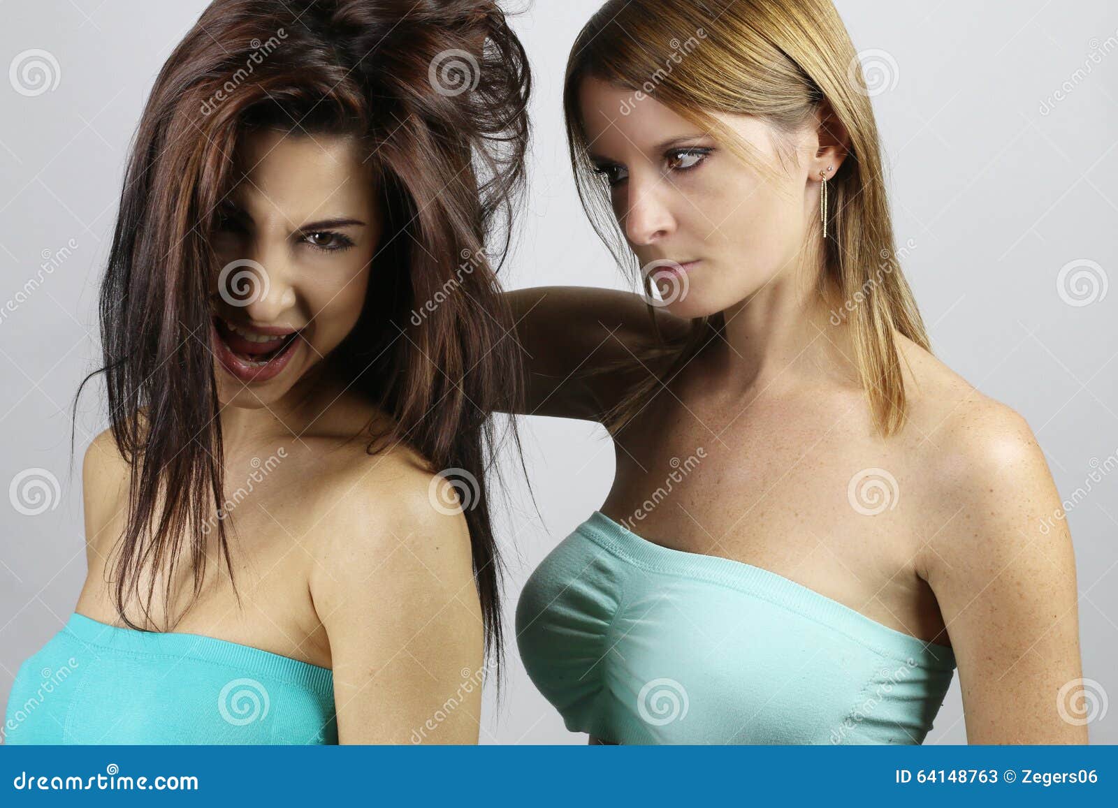Girls Fighting In Underwear