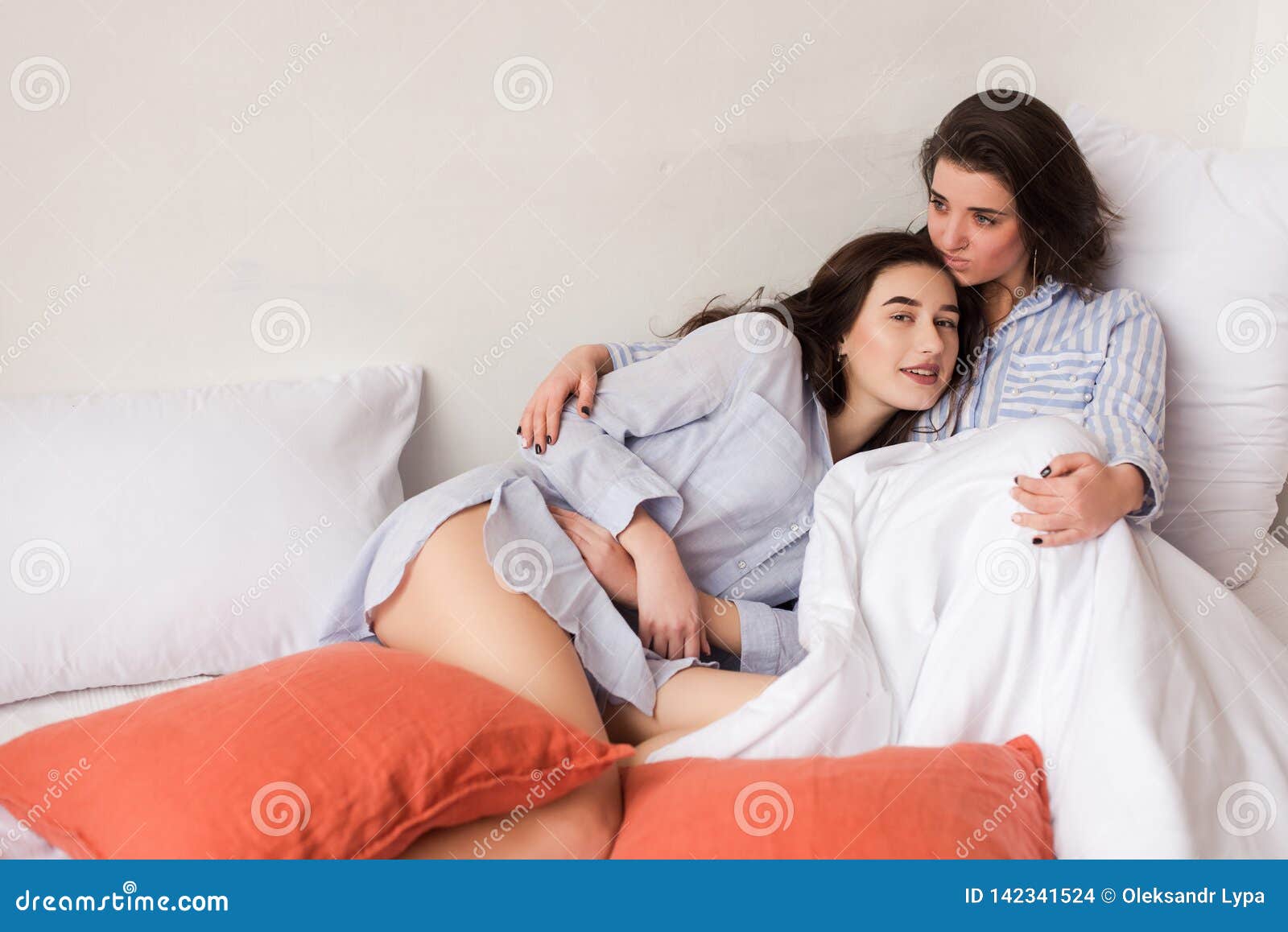 Sexy Young Lesbians In Bed