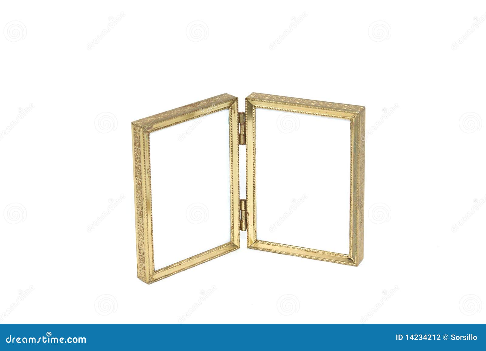Two Sided Antique Picture Frame Stock Photography - Image: 14234212 - Two sided antique picture frame