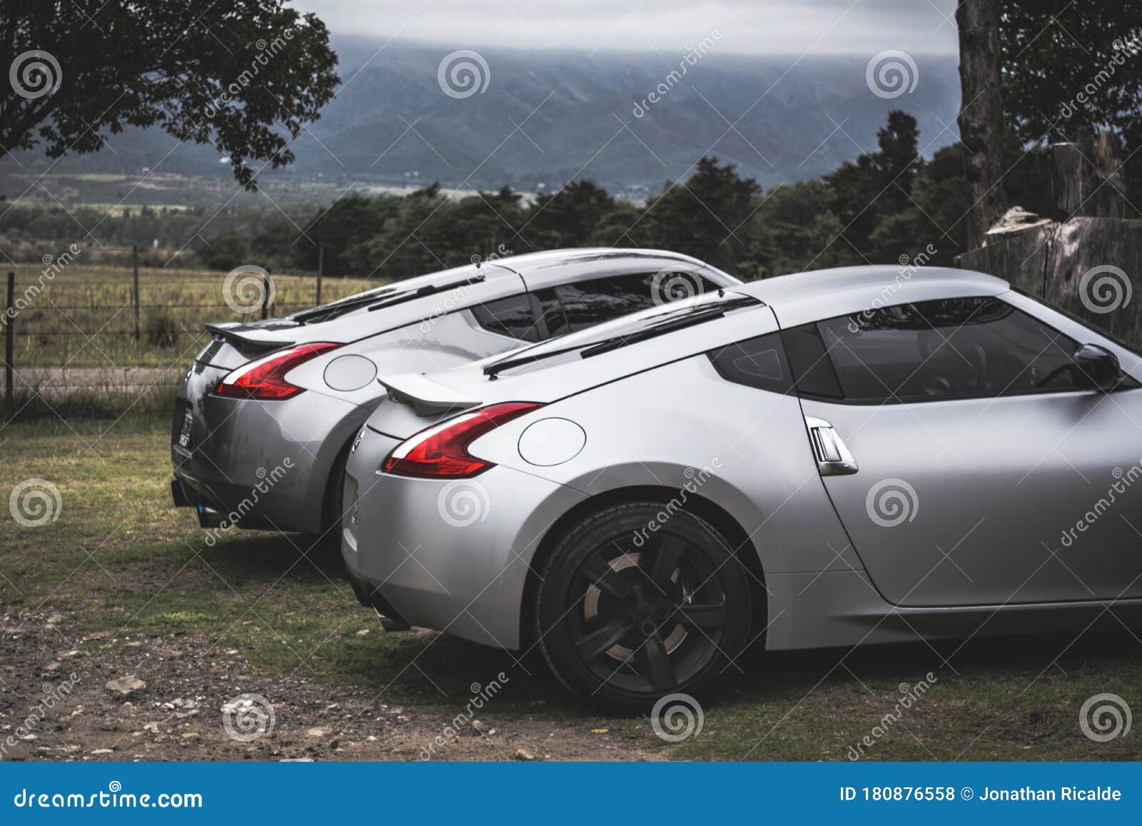 Two Silver Japanese Sports Cars In Nature Landscape Cordoba Argentina Editorial Stock Photo Image Of Wheel Tree