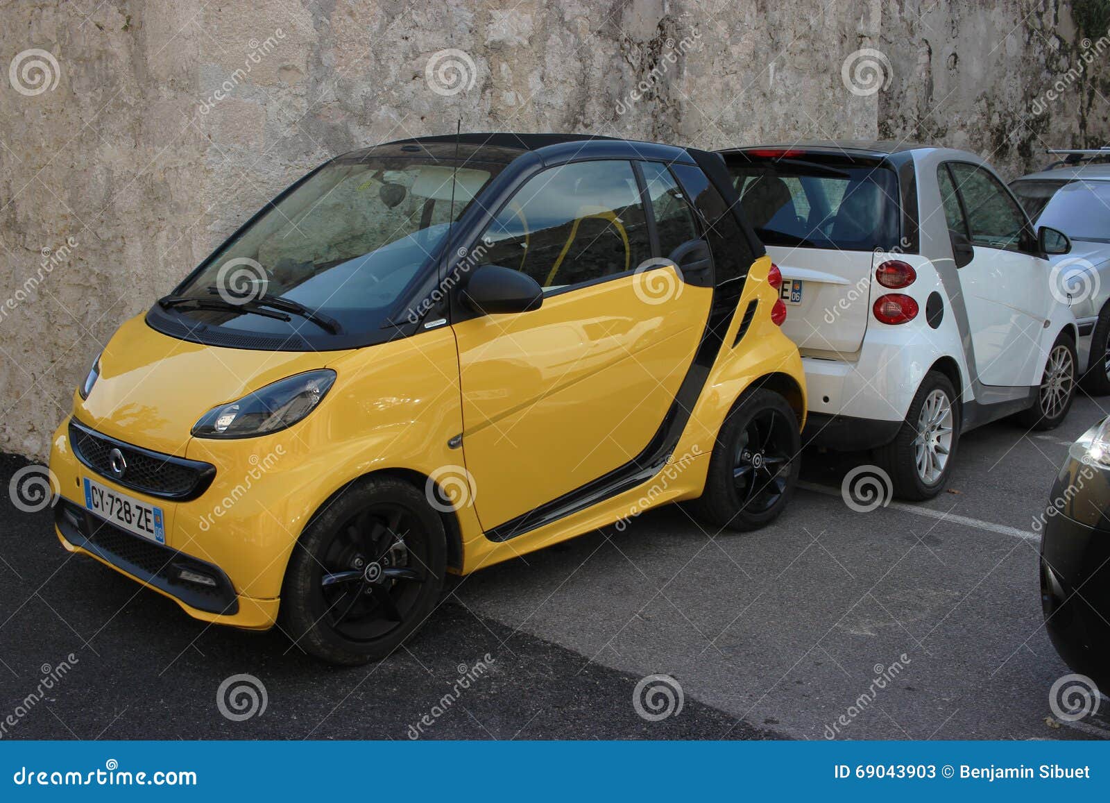 Smart ForTwo Cabrio (Model 451) vector drawing