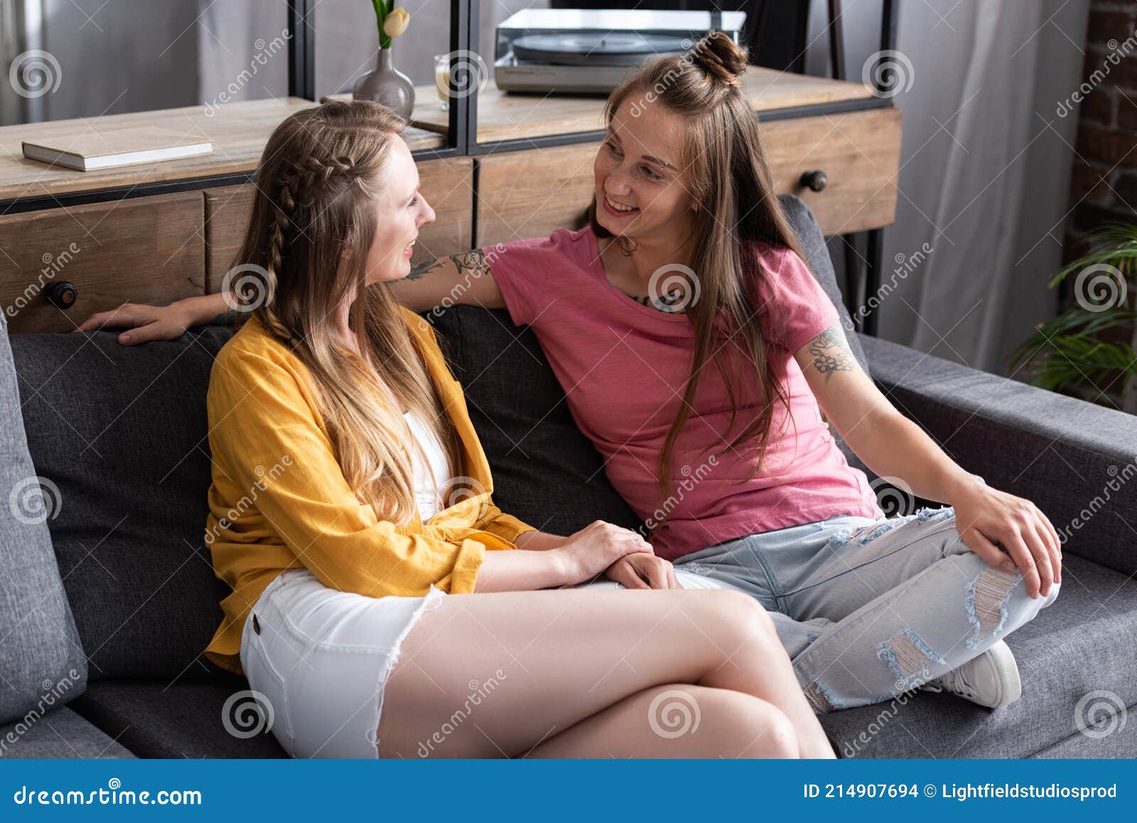 Lesbians On A Couch