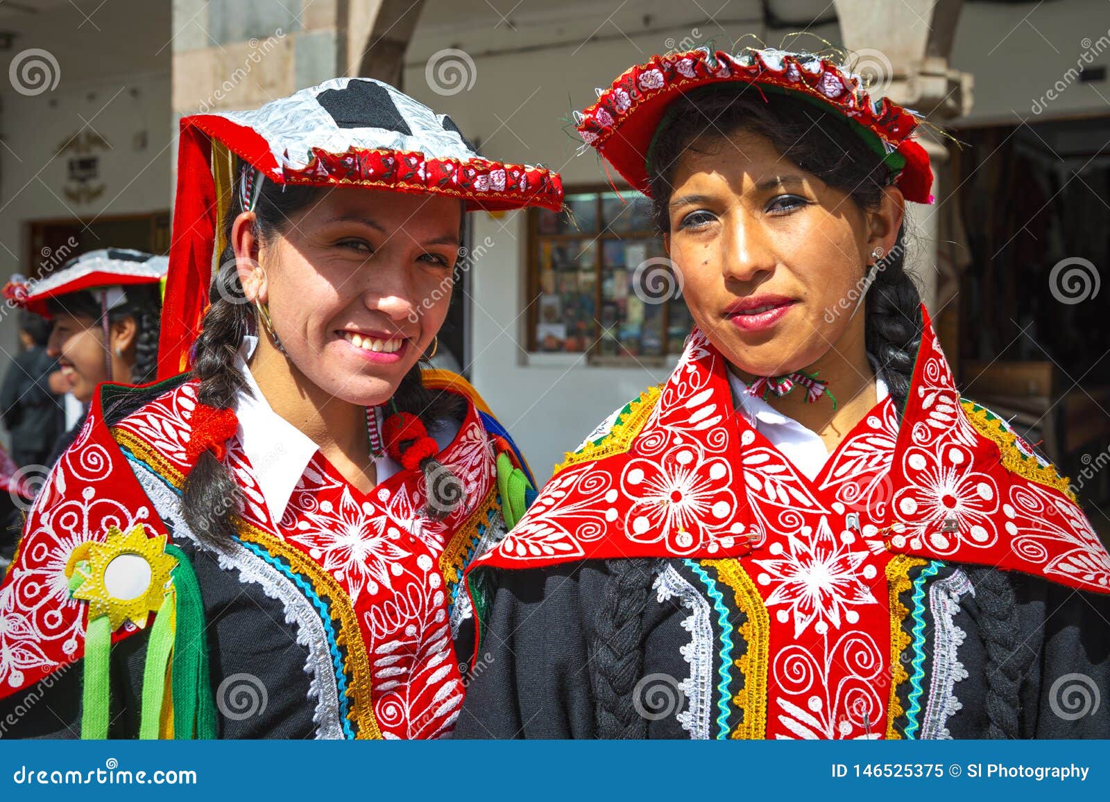 Two Smiling Quechua Indigenous Women Cusco Peru Editorial Photo 146525375