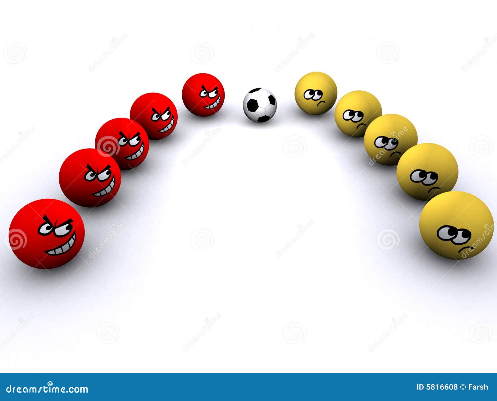 Two soccer teams stock illustration. Illustration of soccer 5816608