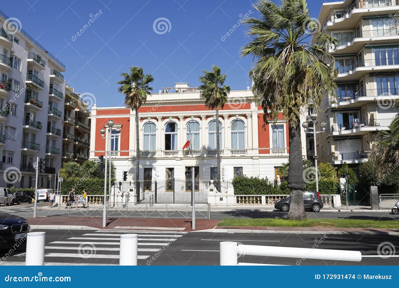 Two Storey Building Visible from the Street Side Editorial Stock Image 