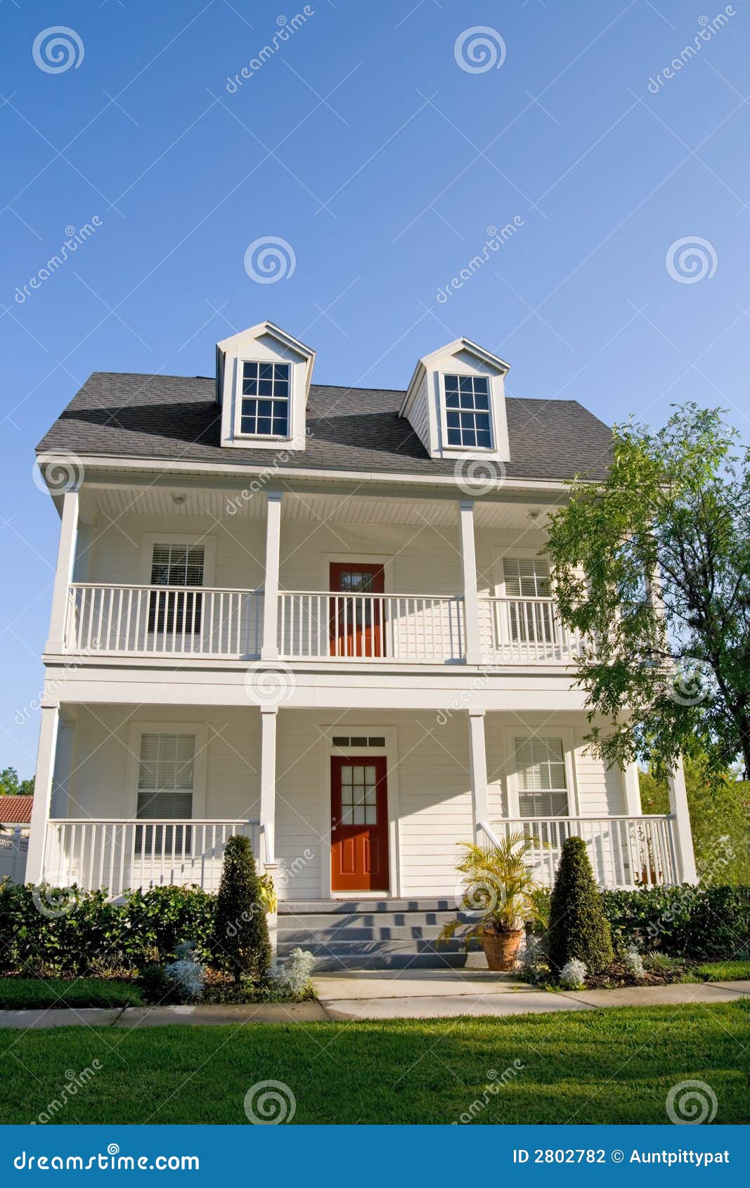  Two  Story  With Balconies  stock photo Image of railing 