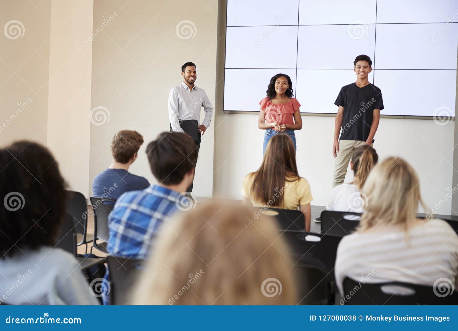 presentation in front of class