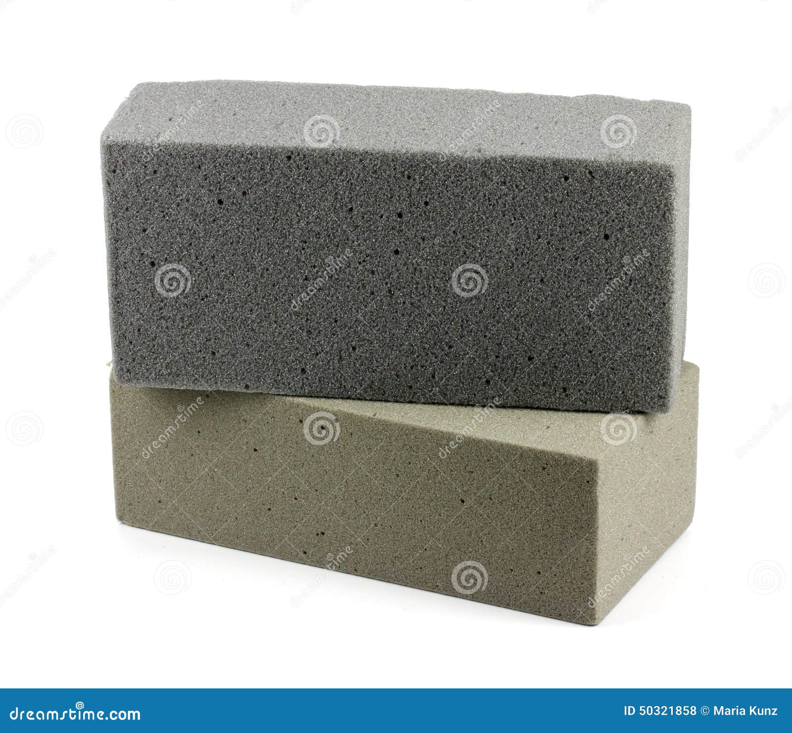 Two Styrofoam for Dry and Silk Flowers Stock Photo Image of leaves