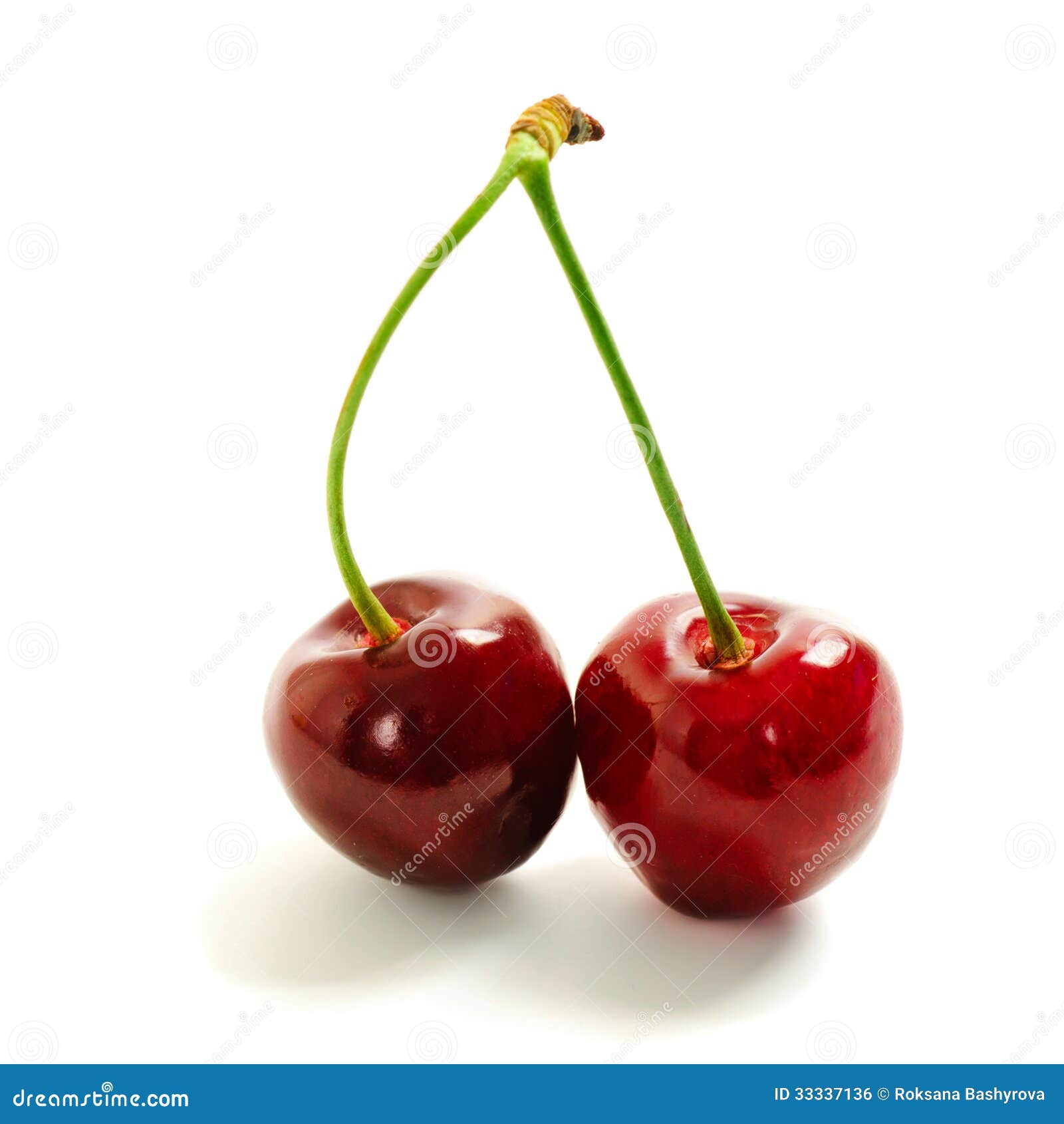 Two Sweet Cherry Royalty Free Stock Image - Image: 33337136