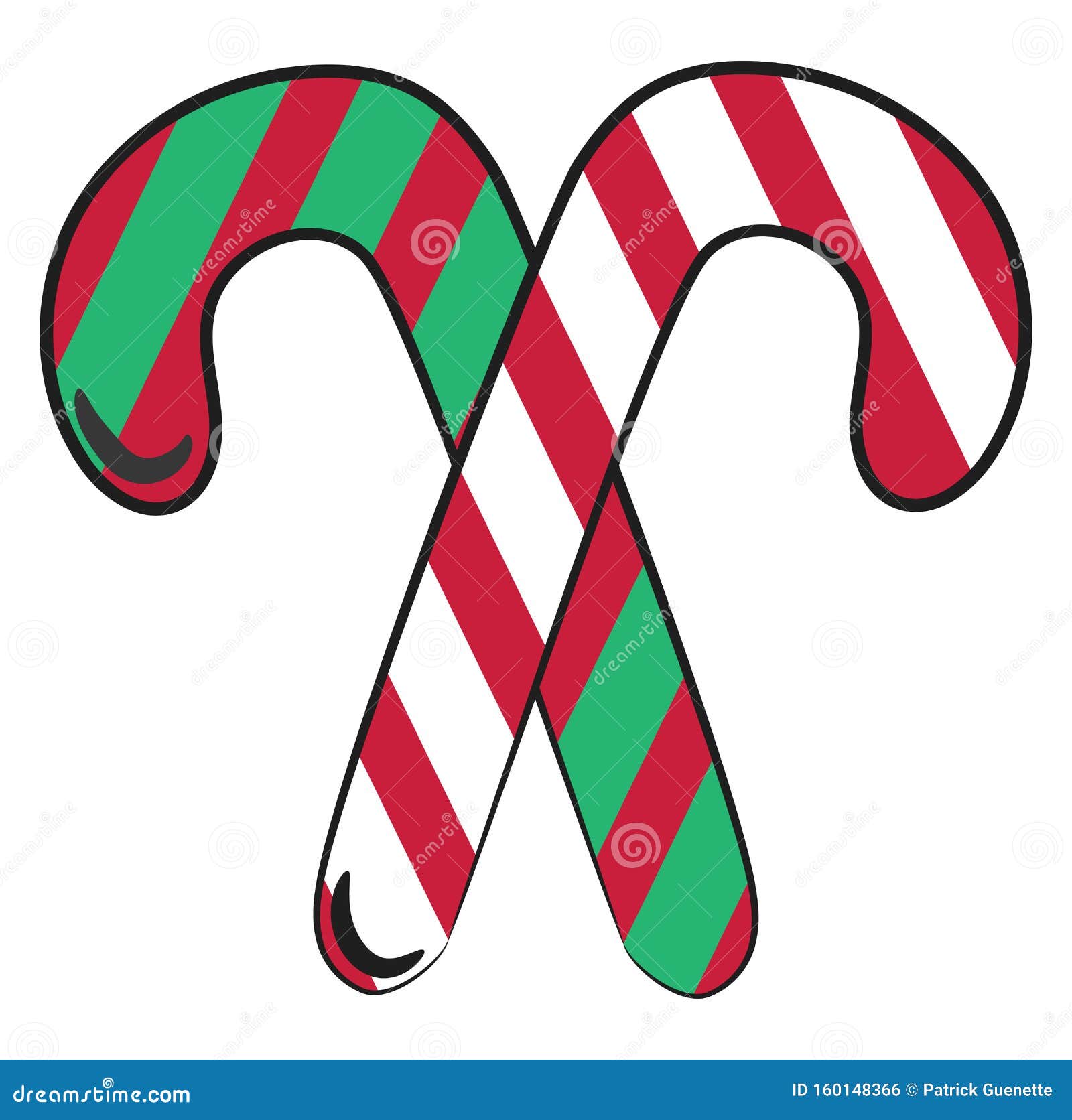 How to Draw a Candy Cane - HelloArtsy