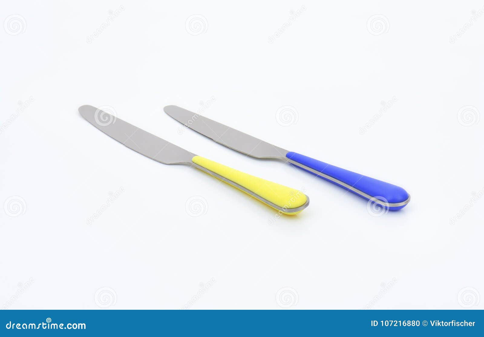Two Table Knives stock photo. Image of studio, utensil 107216880