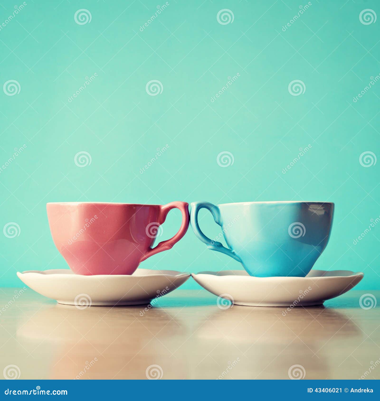 Two Tea Cups stock image. Image of autumn, celebrate 43406021