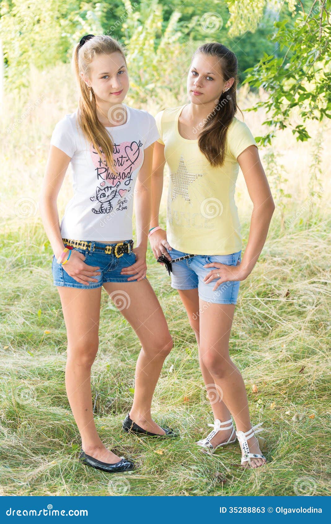 Teen Girls Messing Around