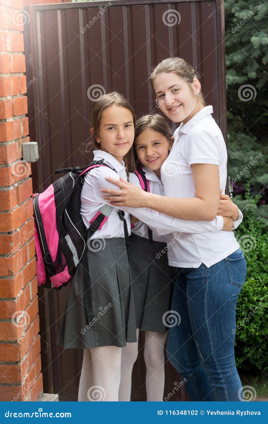 Teen Girls Hugging Teen Girls Hugging