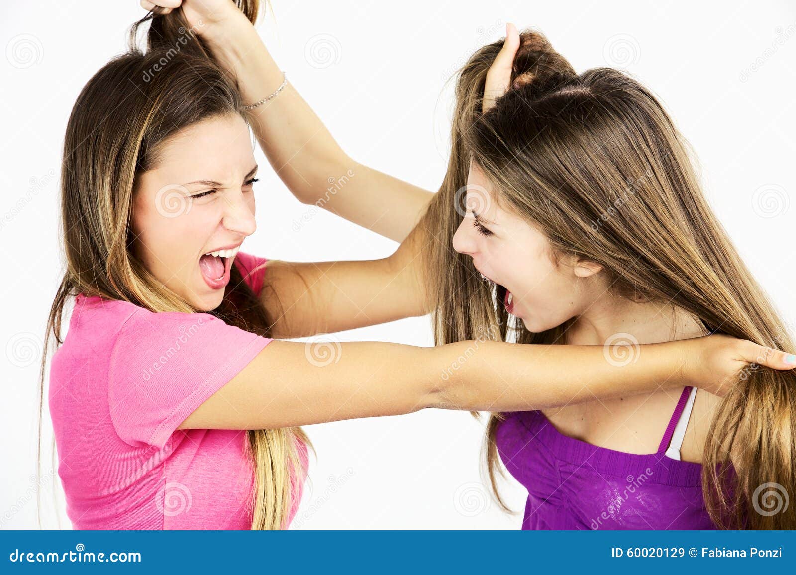 Two Teenager Friends Fighting Pulling Long Hair Isolated Stock Image - Image of expression, background: 60020129 Two Teenager Friends Fighting Pulling Long Hair Isolated Stock Image - Image of expression, background: 60020129
