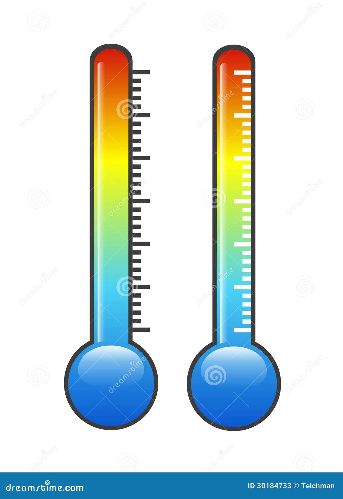 Thermometer stock vector. Illustration of isolated, temperature 30184733