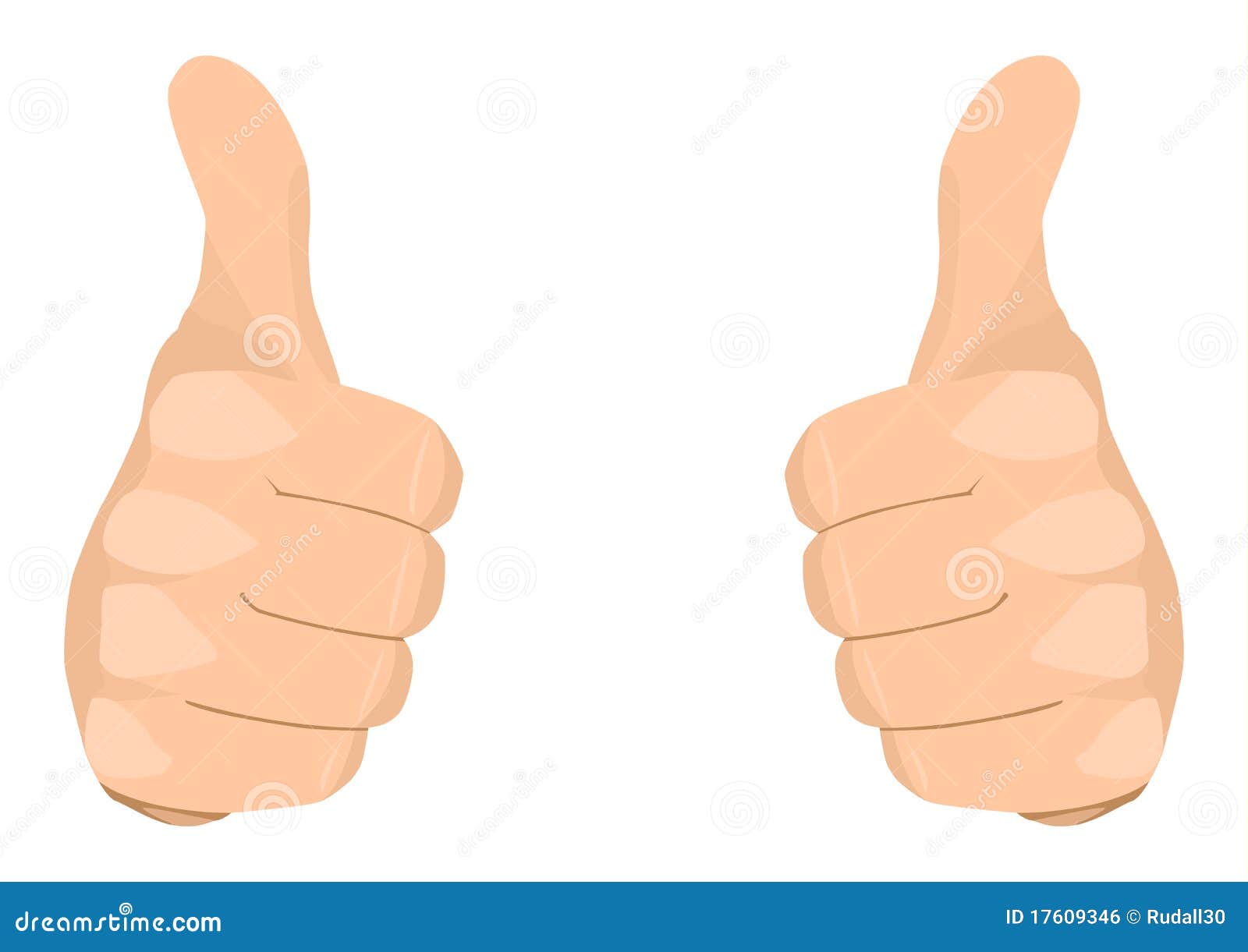 two thumbs up