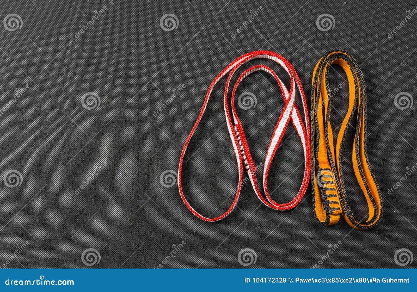 Types of Mountain Climbing Tapes. Stock Photo Image of equipment