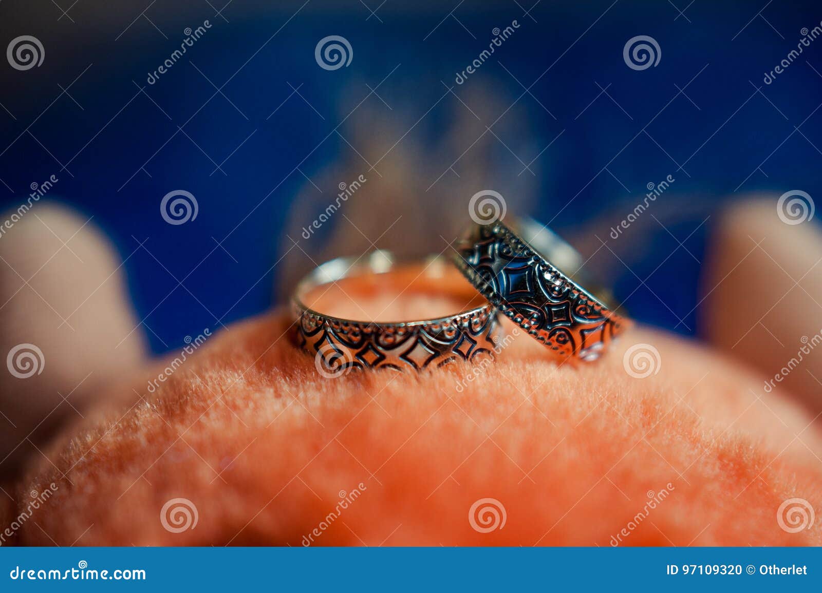 Two wedding rings stock photo. Image of background, husband 97109320