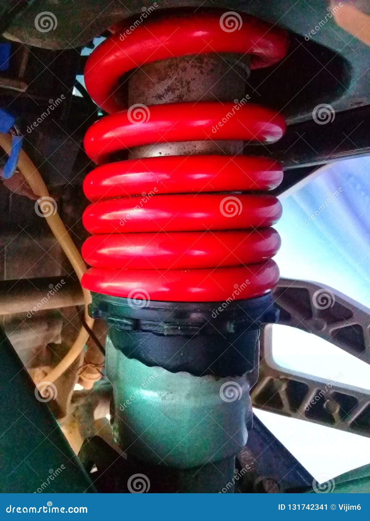 Indian Motorcycle Suspension Stock Image Image of wheeler