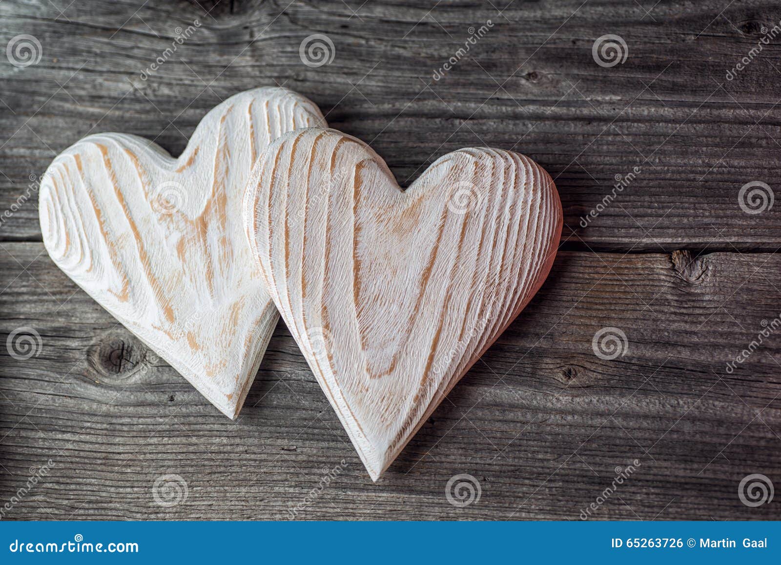 Two White Wooden Hearts On Grey Background, Valentines Or Wedding Day Background Love ...1300 x 958