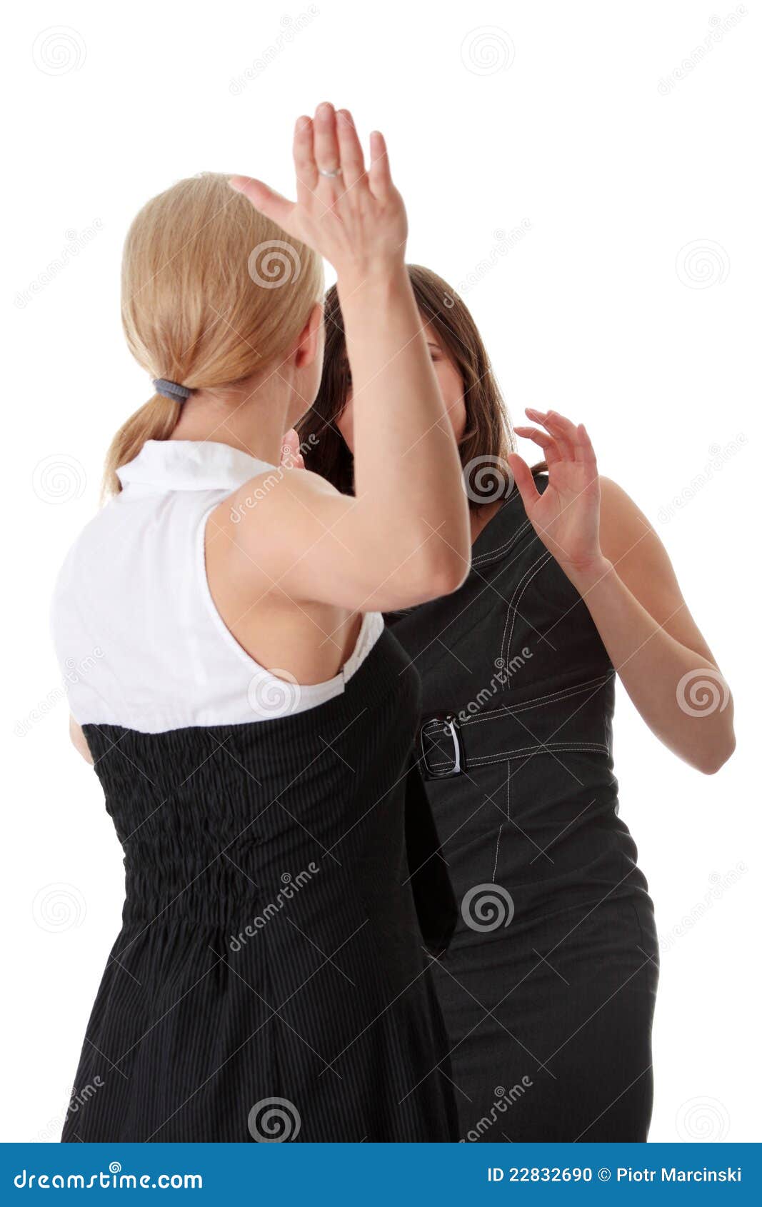 Two Women Fight Stock Photo Im