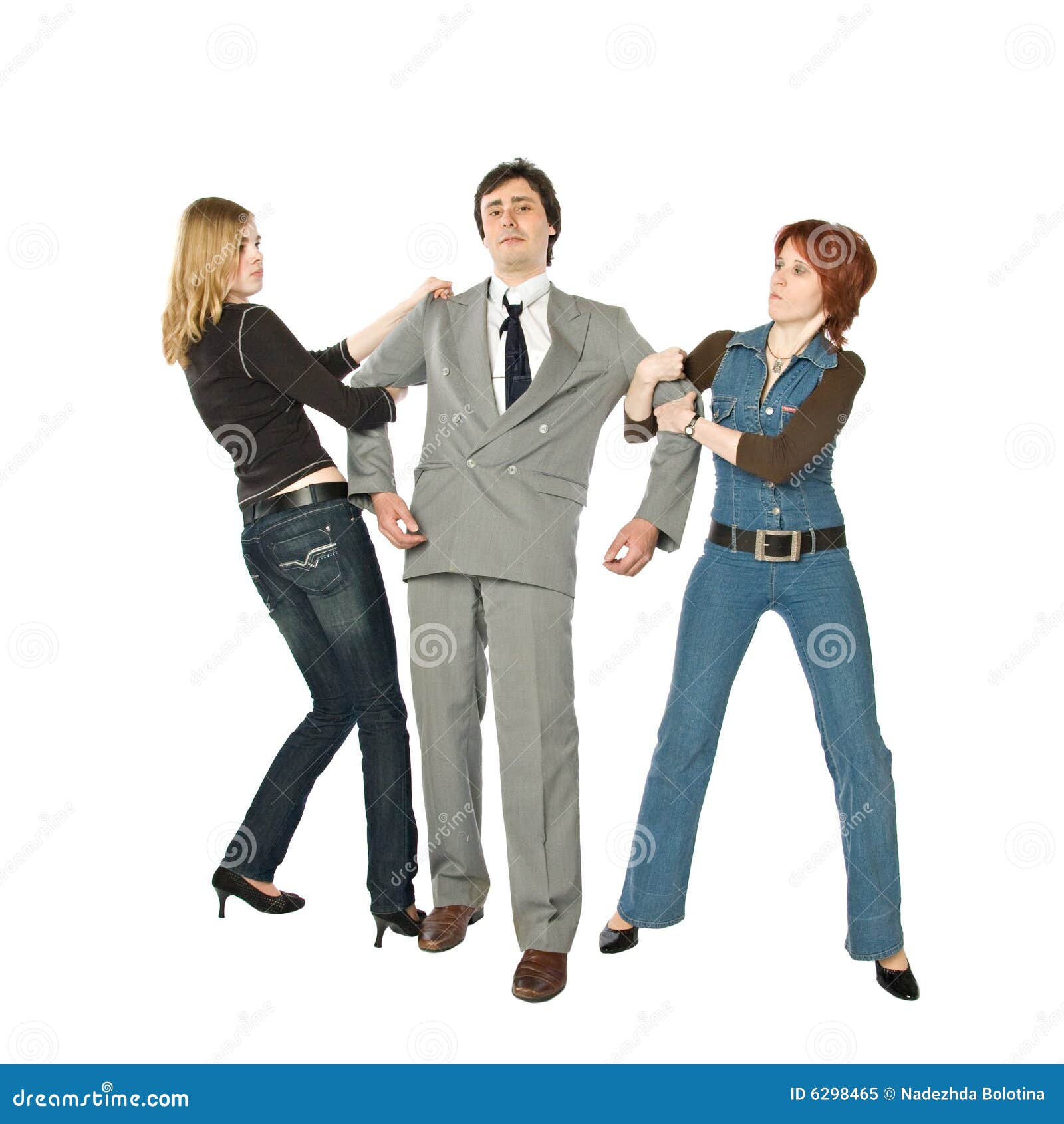 Two Women Fighting Stock Image Image Of Bigamy Adult 6298465