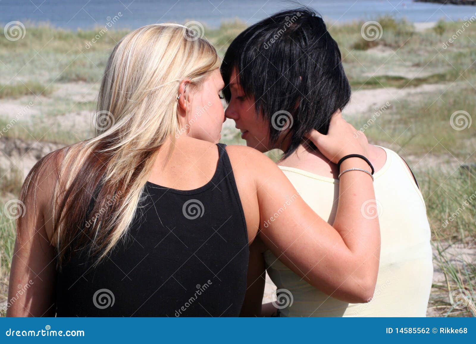 Two Women Kissing Stock Photo Image Of Homosexuali