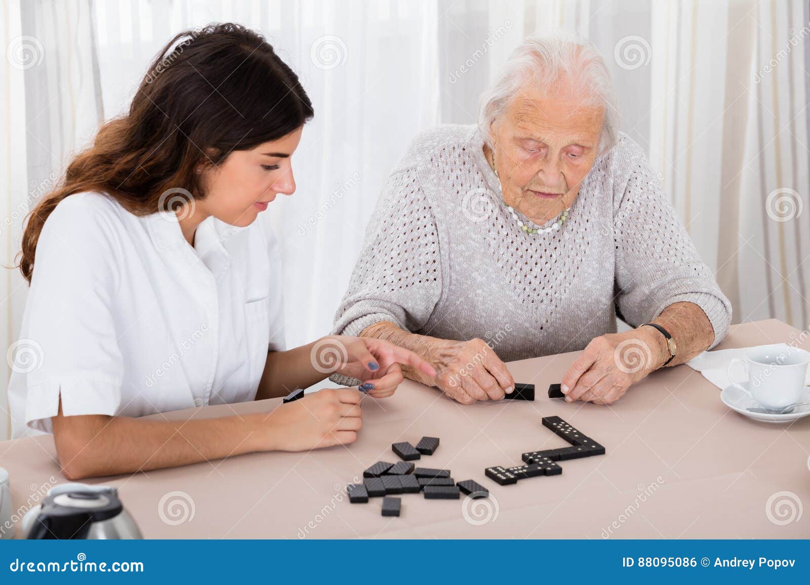 Man playing domino game san hi-res stock photography and images