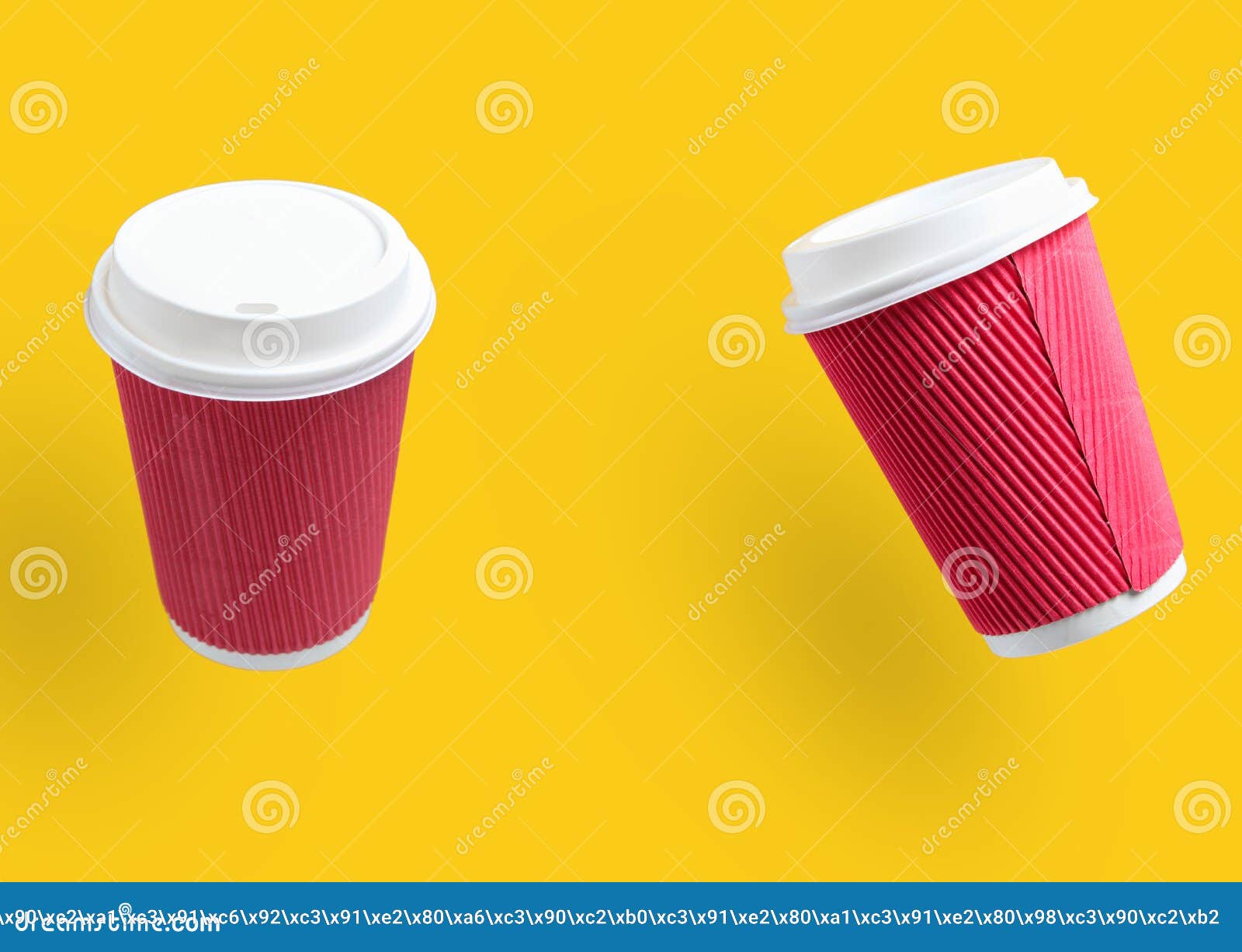 Download Two Yellow Paper Coffee Cups Stock Photo Image Of Food Drink 140044798 Yellowimages Mockups