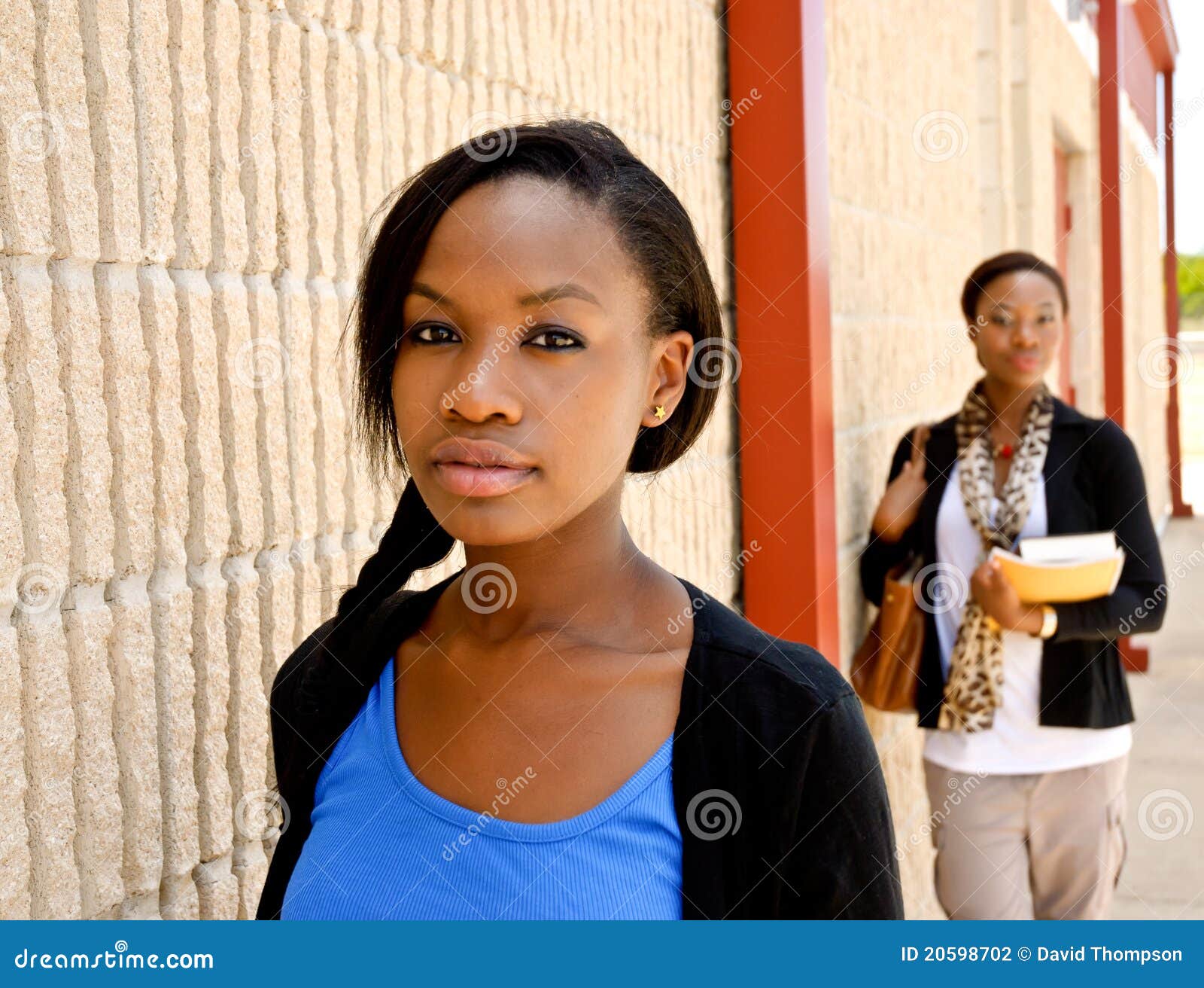 Two Young African College Girls Stock Photo - Image of african, teenager: 20598702 Two Young African College Girls Stock Photo - Image of african, teenager: 20598702