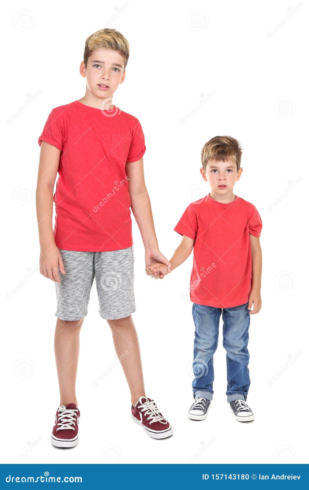 Two young brothers stock photo. Image of emotion, human 157143180