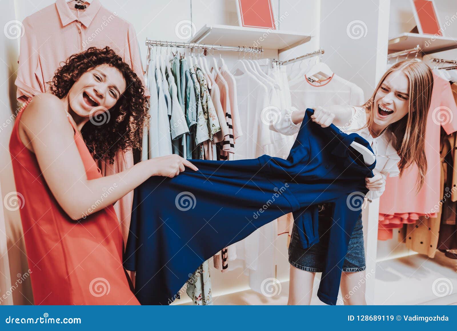 Young Girl Dressing Room