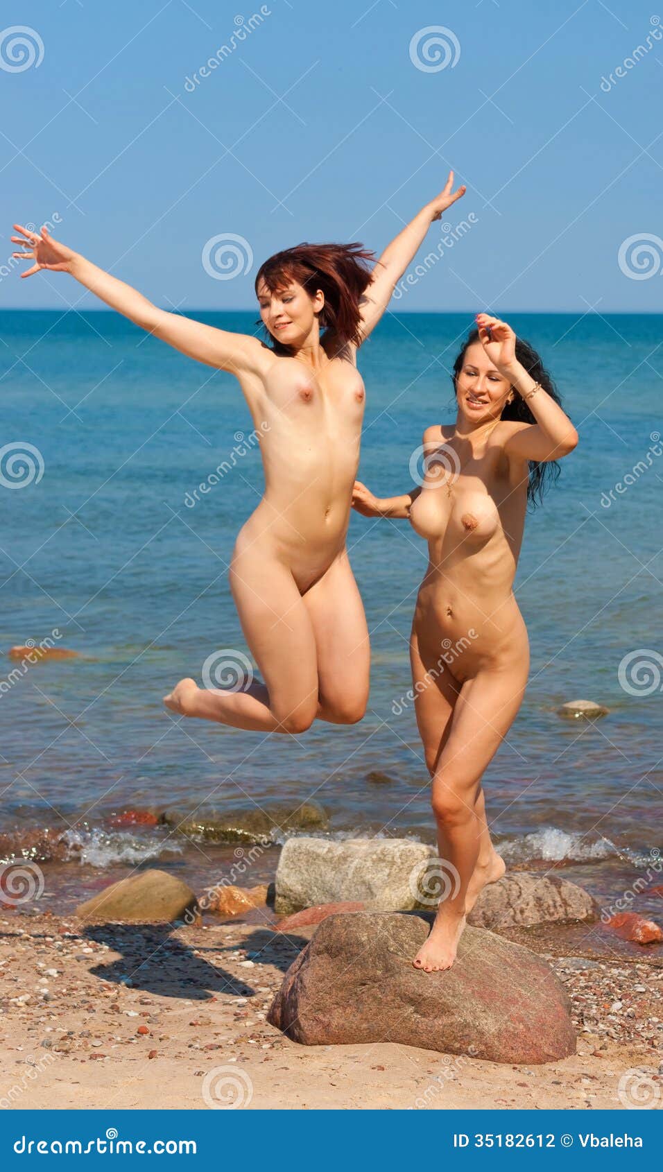 Young Women Posing Nude