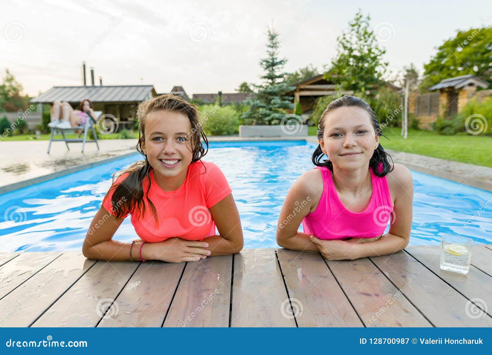 Young Girls Having Fun With