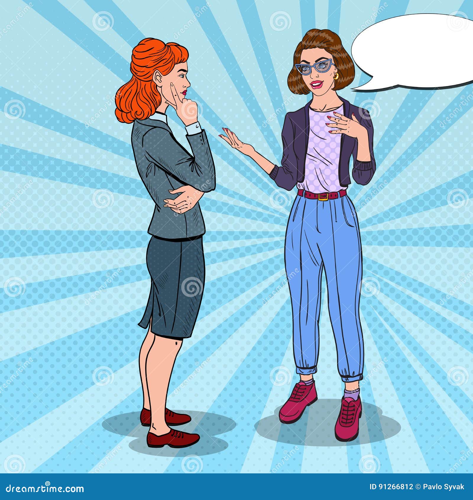 Two Women Talking Work Stock Illustrations – 507 Two Women Talking Work  Stock Illustrations, Vectors & Clipart - Dreamstime