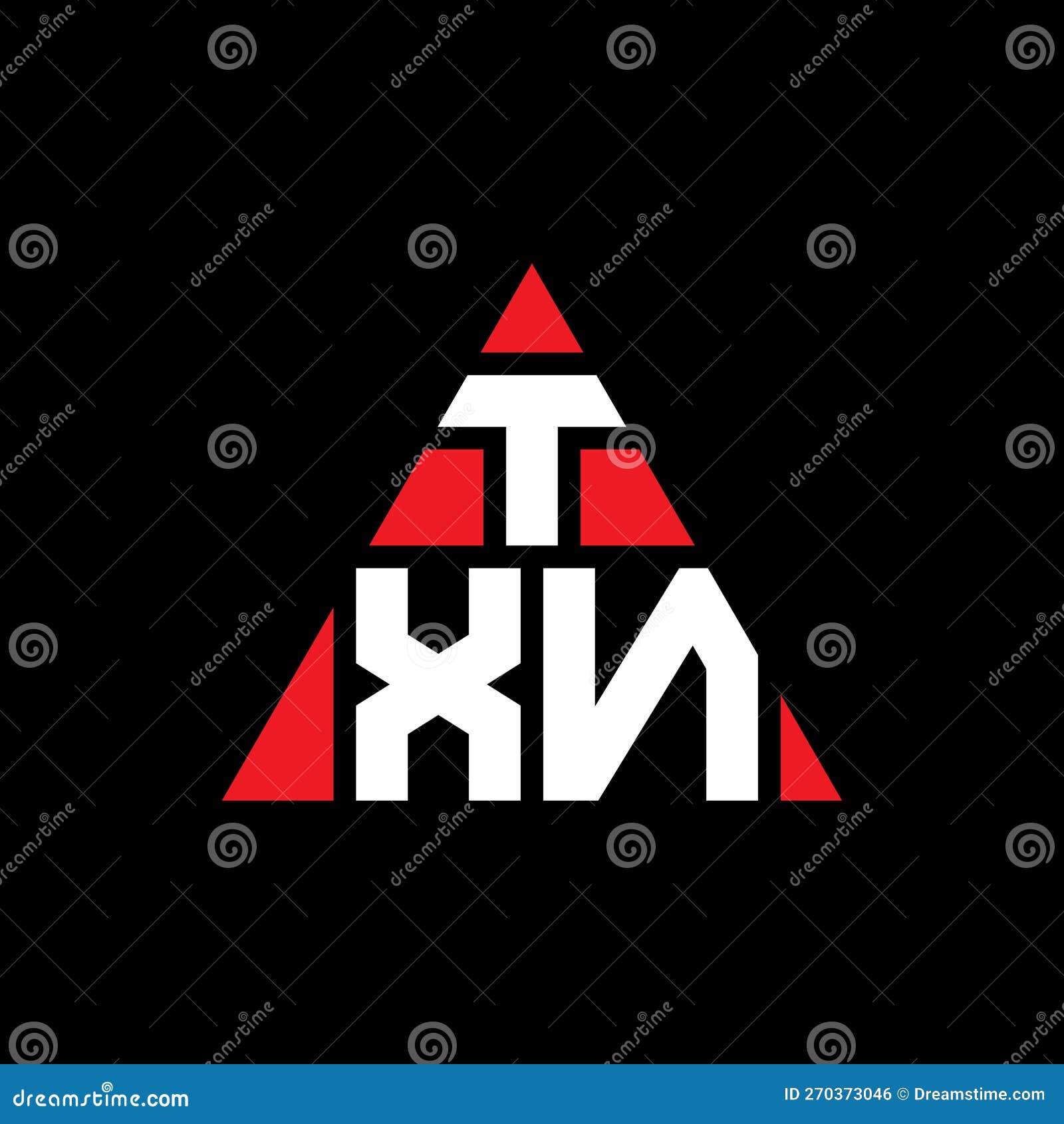 txn triangle letter logo  with triangle . txn triangle logo  monogram. txn triangle  logo template with red
